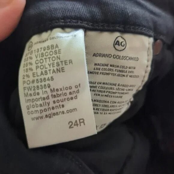 AG Farrah High-Rise Skinny Jeans - Black - Picture 7 of 7